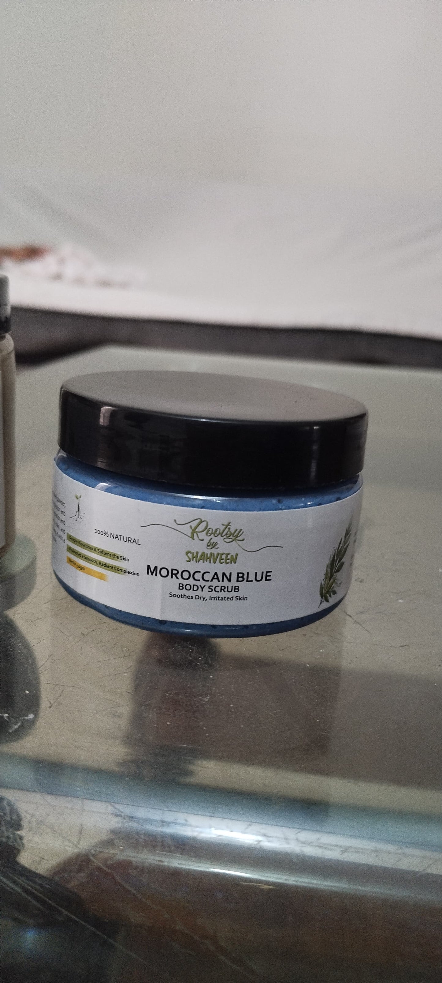 Moroccan Blue Body Scrub