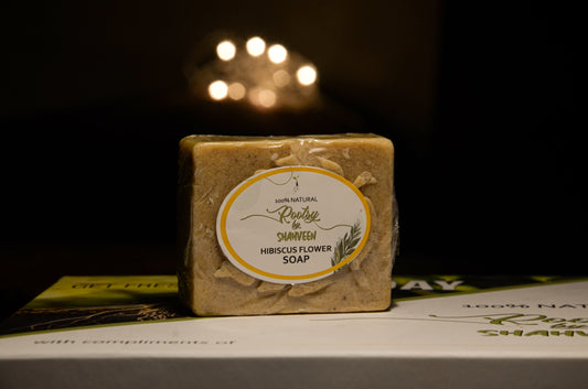 Hibiscus Flower Soap Square