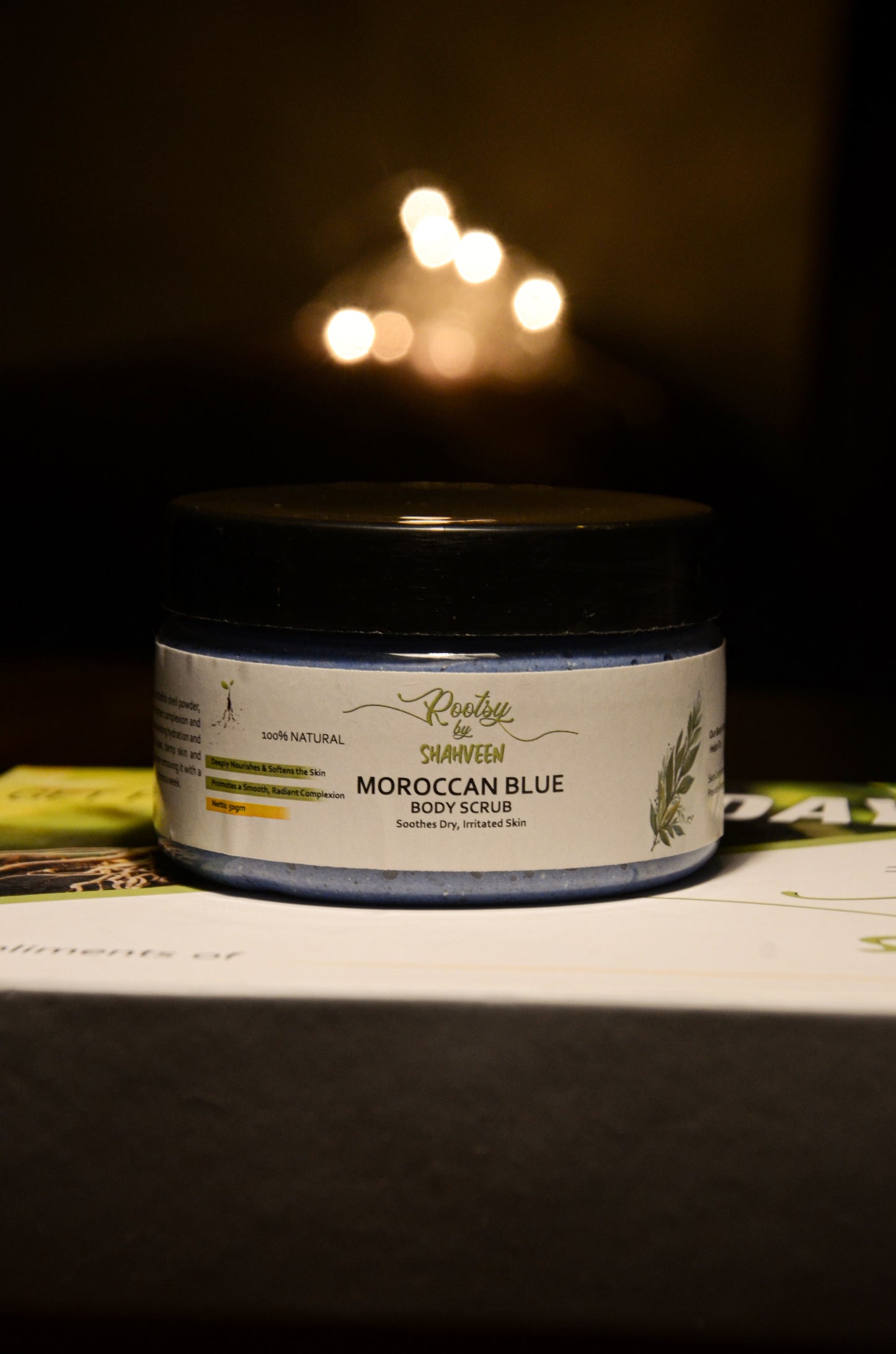 Moroccan Blue Body Scrub